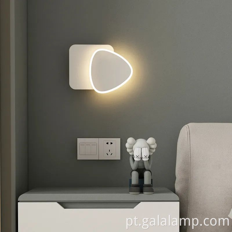 Iluminação de parede minimalista moderna para decoração de casa chique